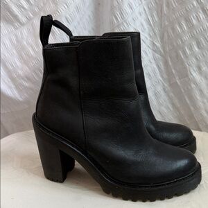 Dr. Martens Black Heeled Boots